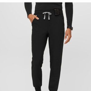 FIGS Tansen™ Jogger Scrub Black Pants Size Medium/Short